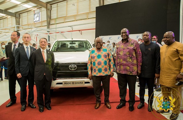 Toyota, Suzuki set up plant in Ghana – First Hilux pick-up out